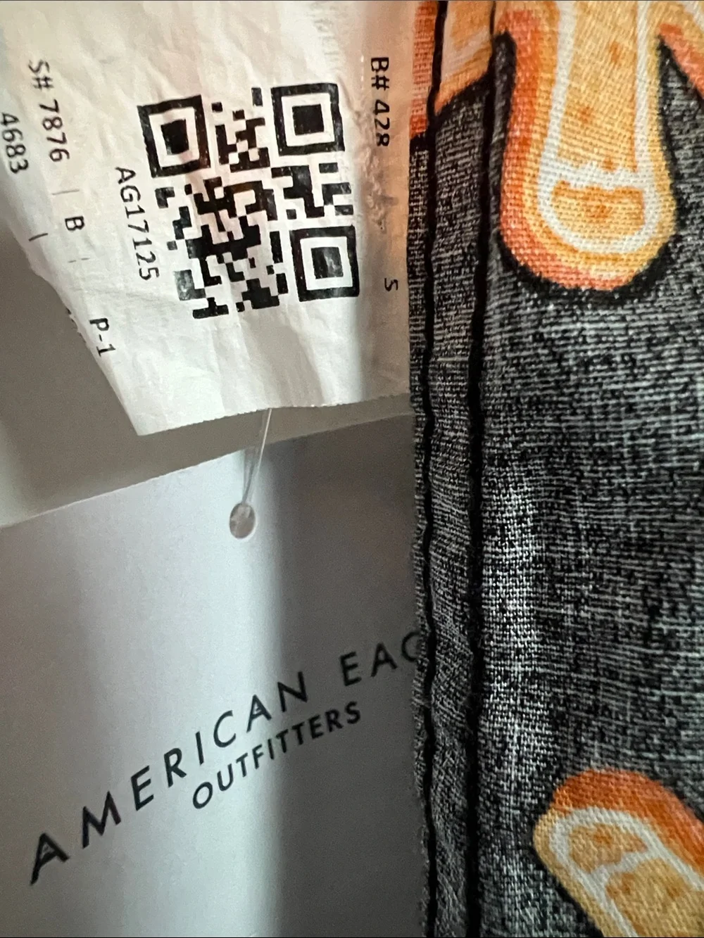 American Eagle Outfitters | Black Shorts with Gingerbread NWT Print Sz S (29-31)